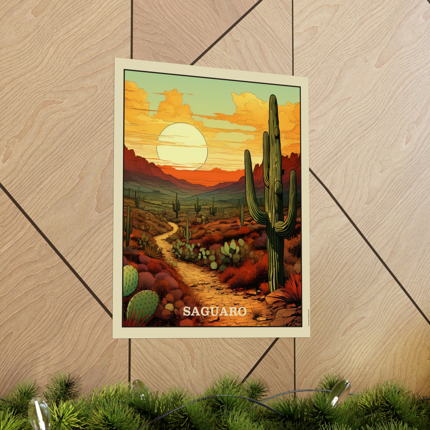 Saguaro Matte Vertical Poster