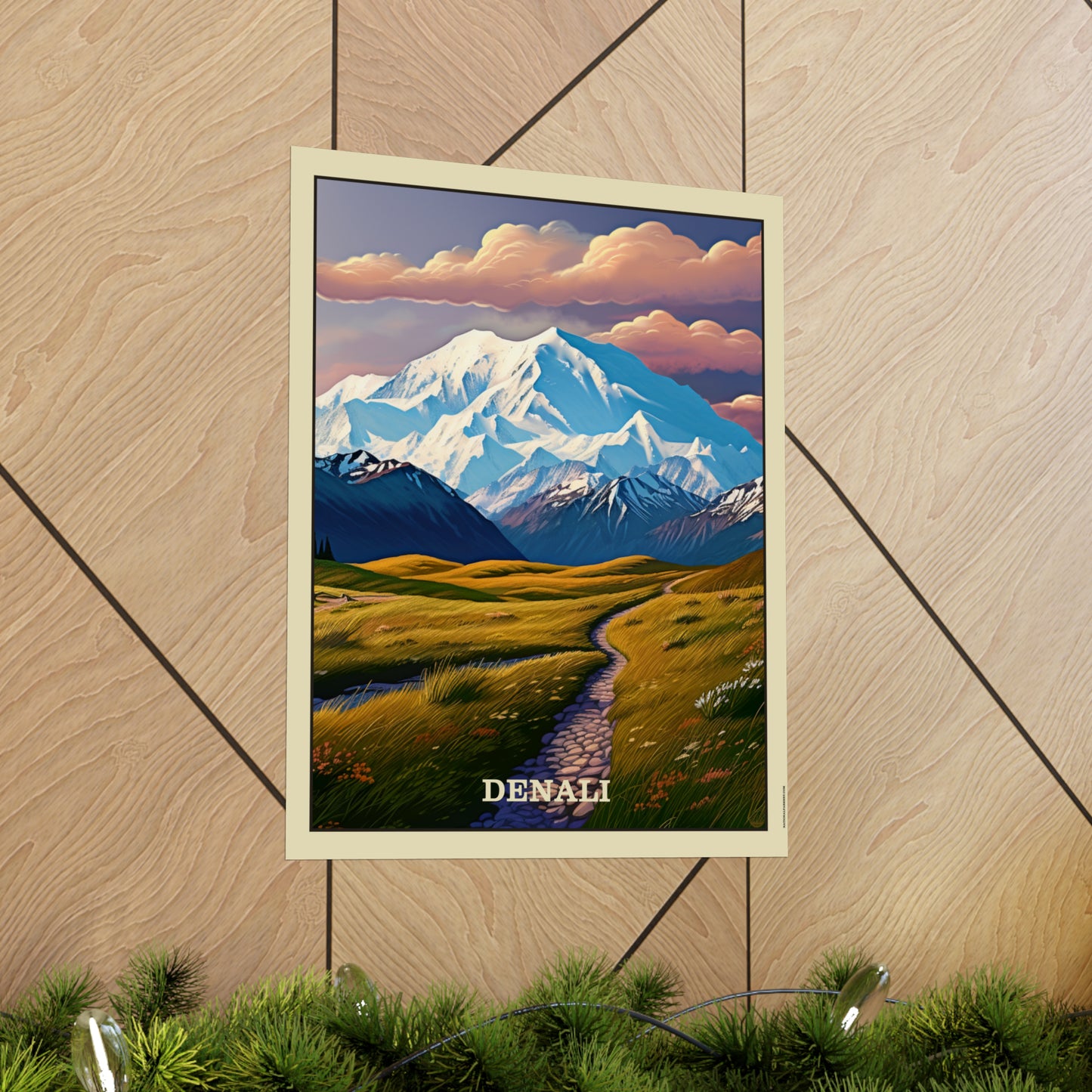 Denali Matte Vertical Poster