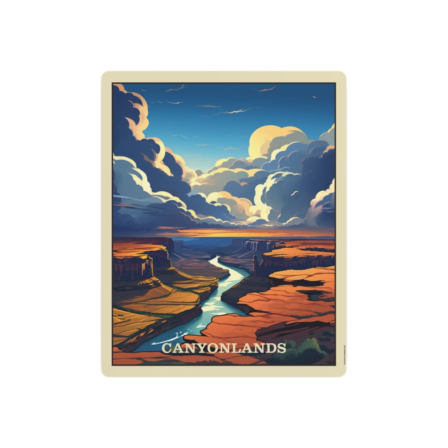 Canyonlands Metal Art Sign