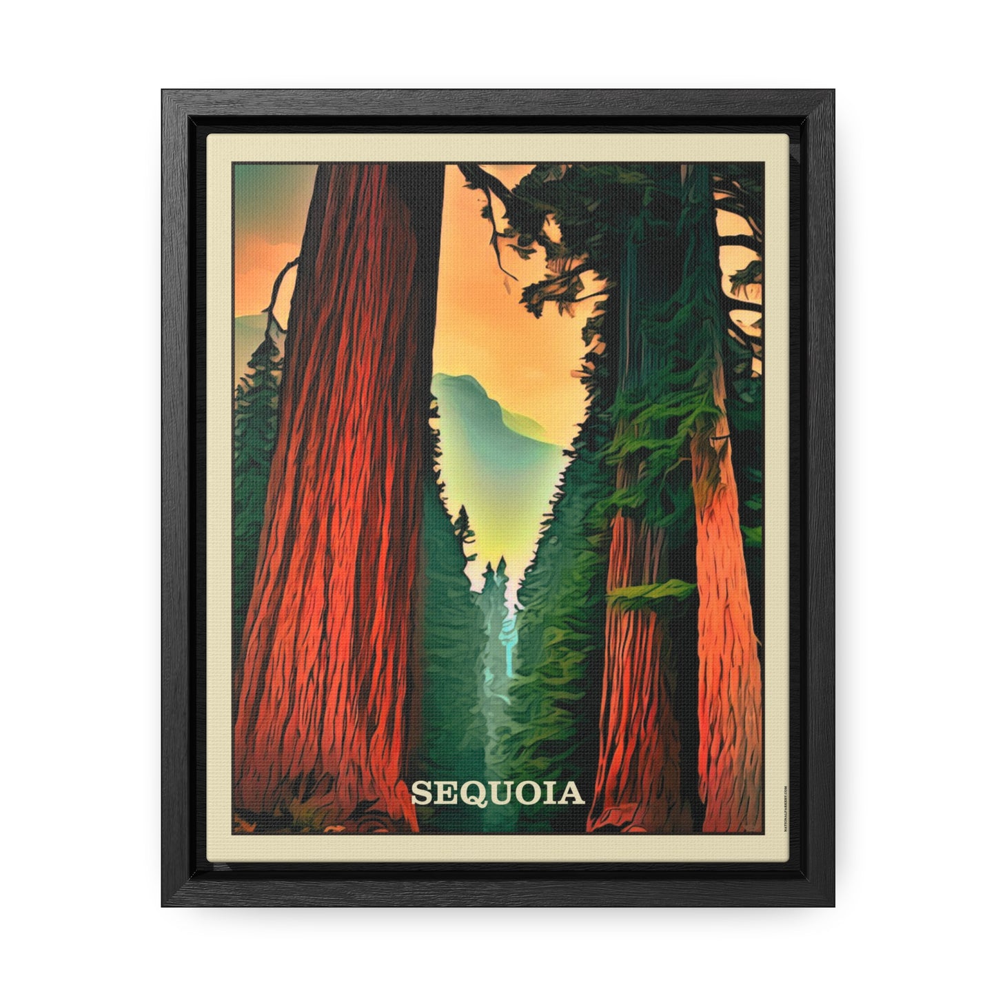 Sequoia Framed Gallery Canvas Wrap