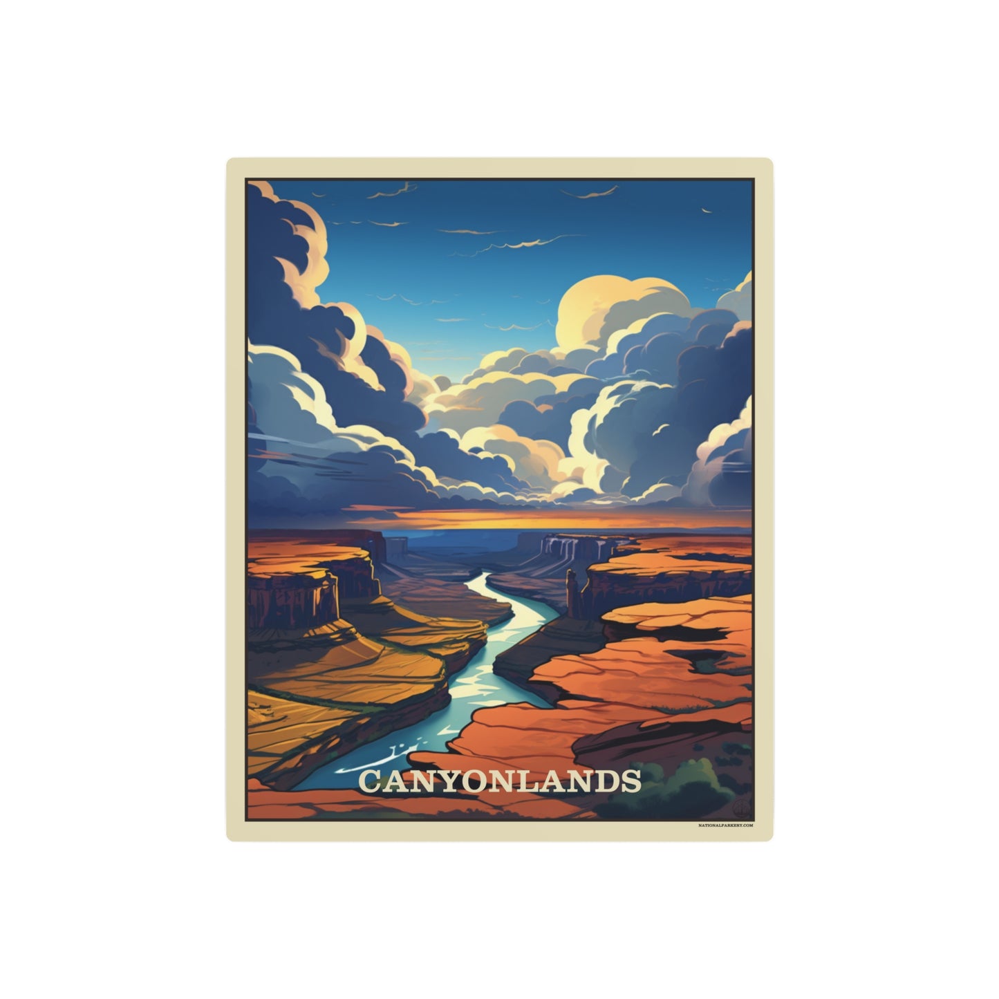 Canyonlands Metal Art Sign