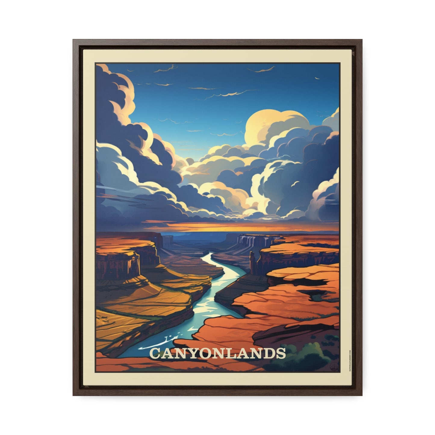 Canyonlands Framed Gallery Canvas Wrap