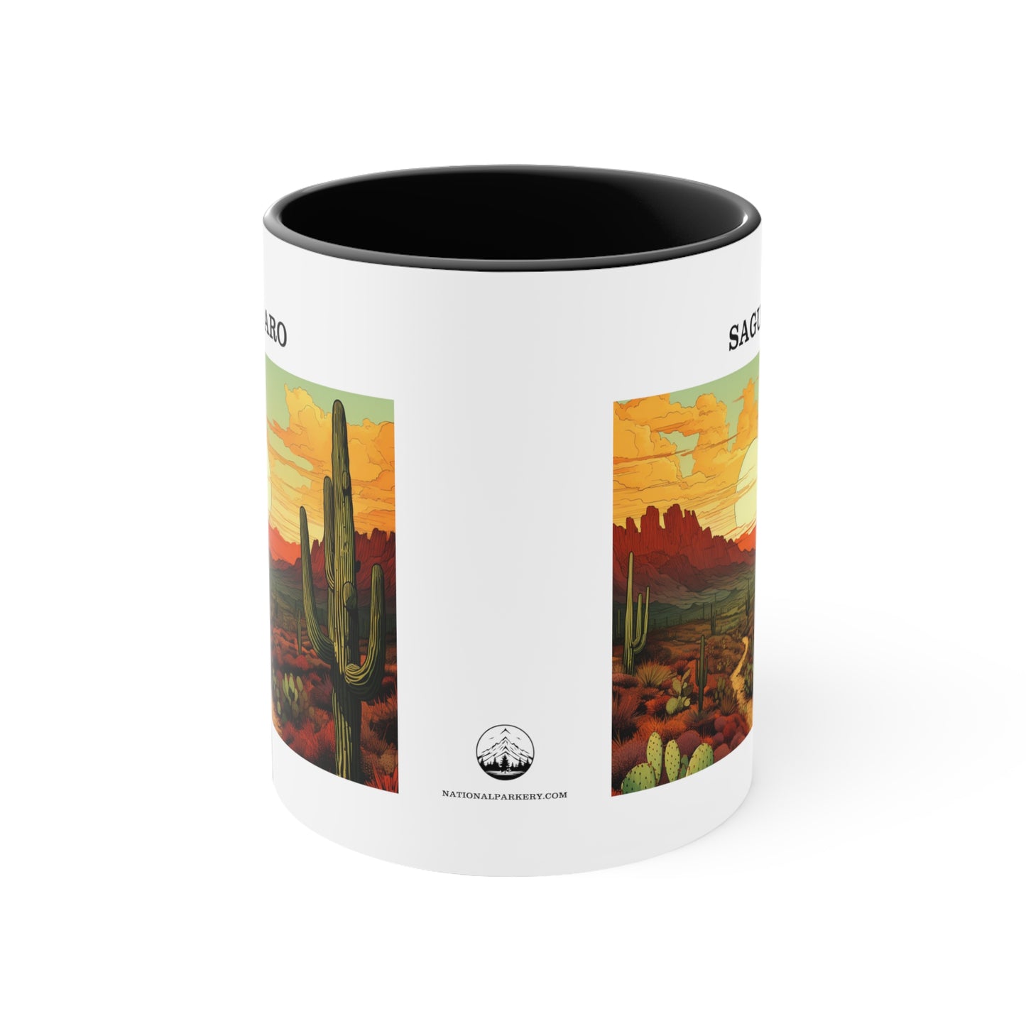 Saguaro Accent Coffee Mug, 11oz