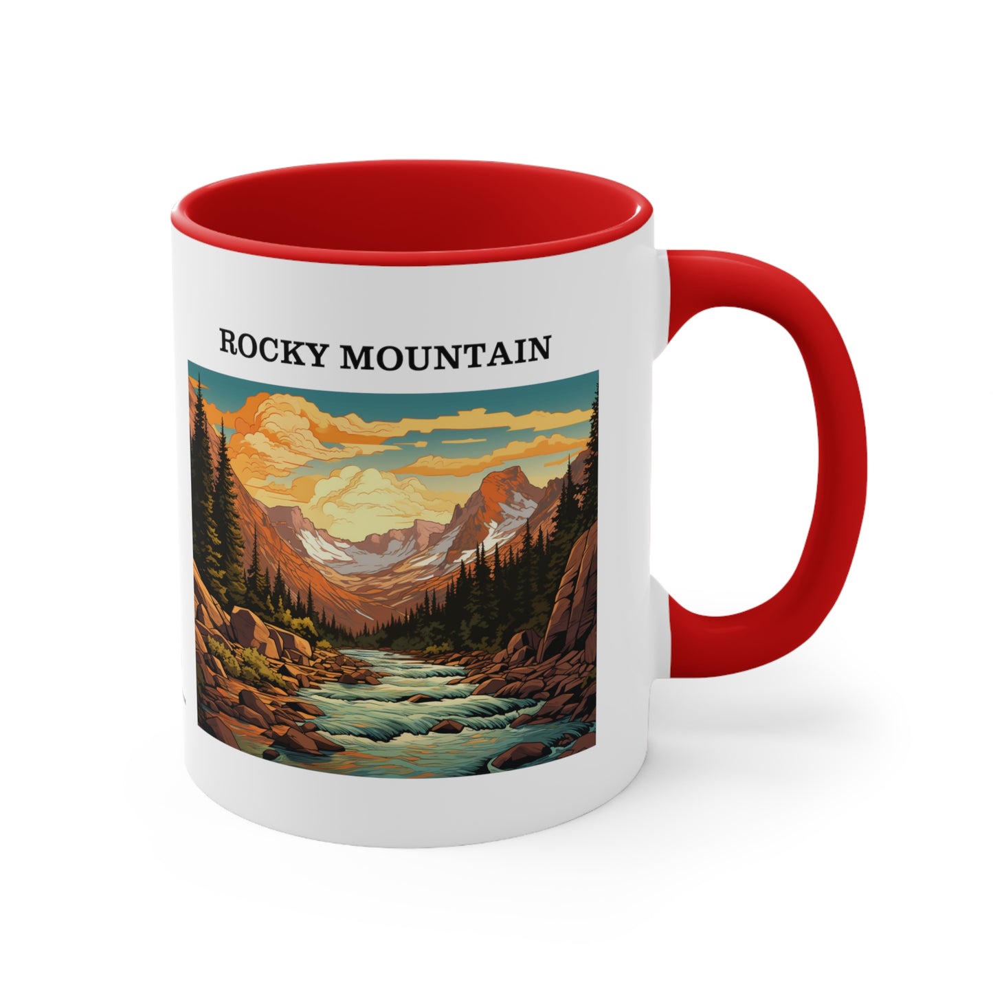 Rocky Mountain Accent Coffee Mug, 11oz