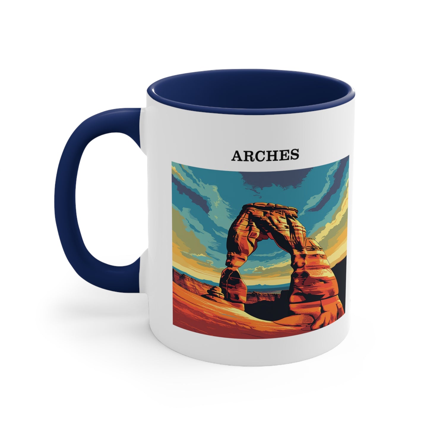 Arches Accent Coffee Mug, 11oz