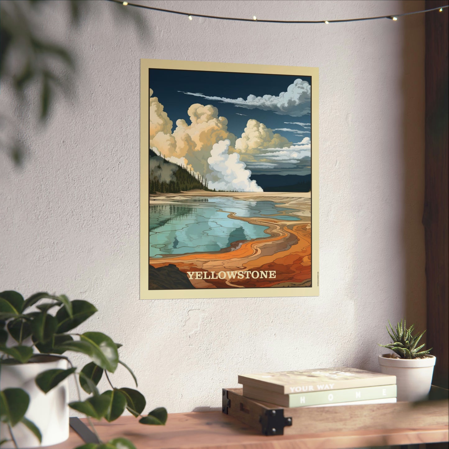 Yellowstone Matte Vertical Poster