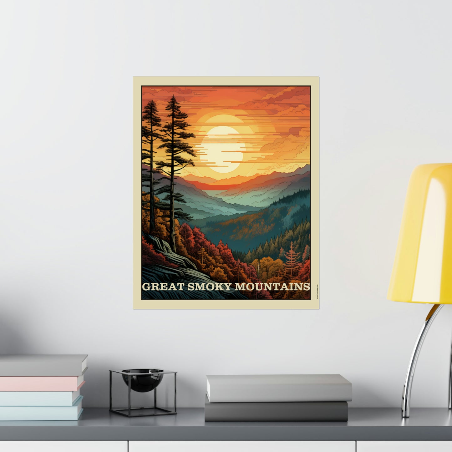 Great Smoky Mountains Matte Vertical Poster