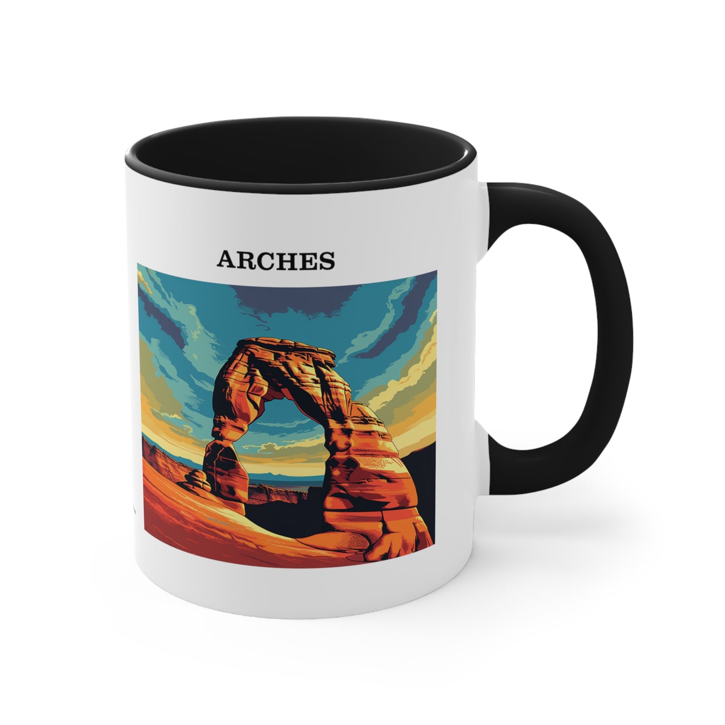 Arches Accent Coffee Mug, 11oz