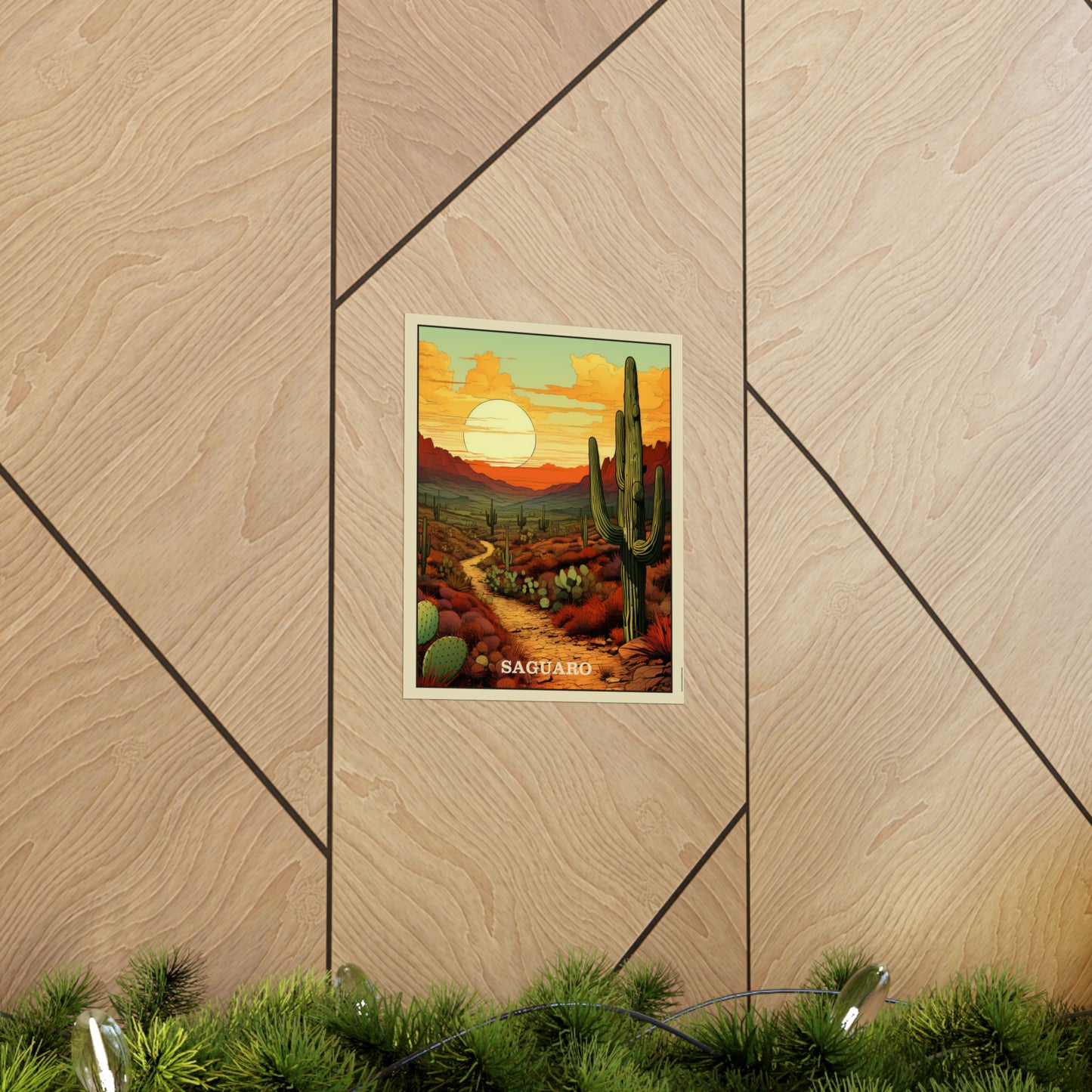 Saguaro Matte Vertical Poster