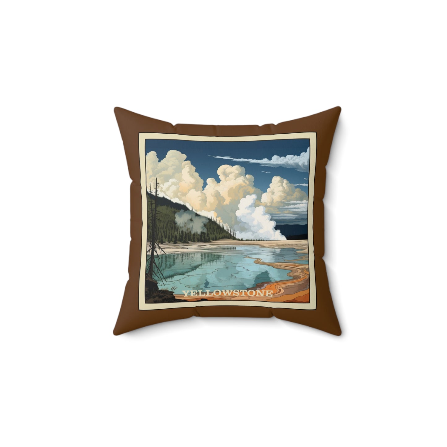 Yellowstone Square Indoor Pillow