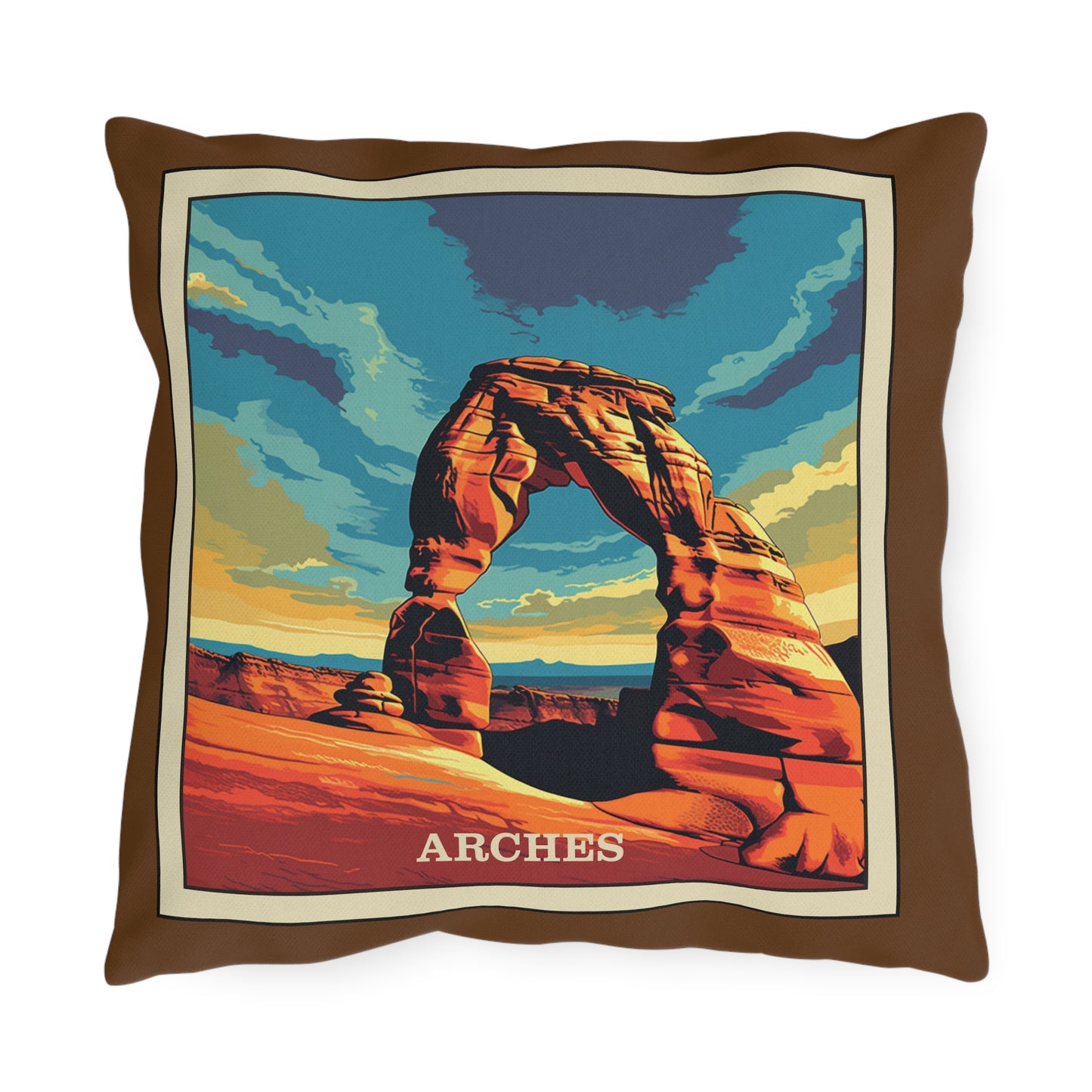 Arches Outdoor Pillow