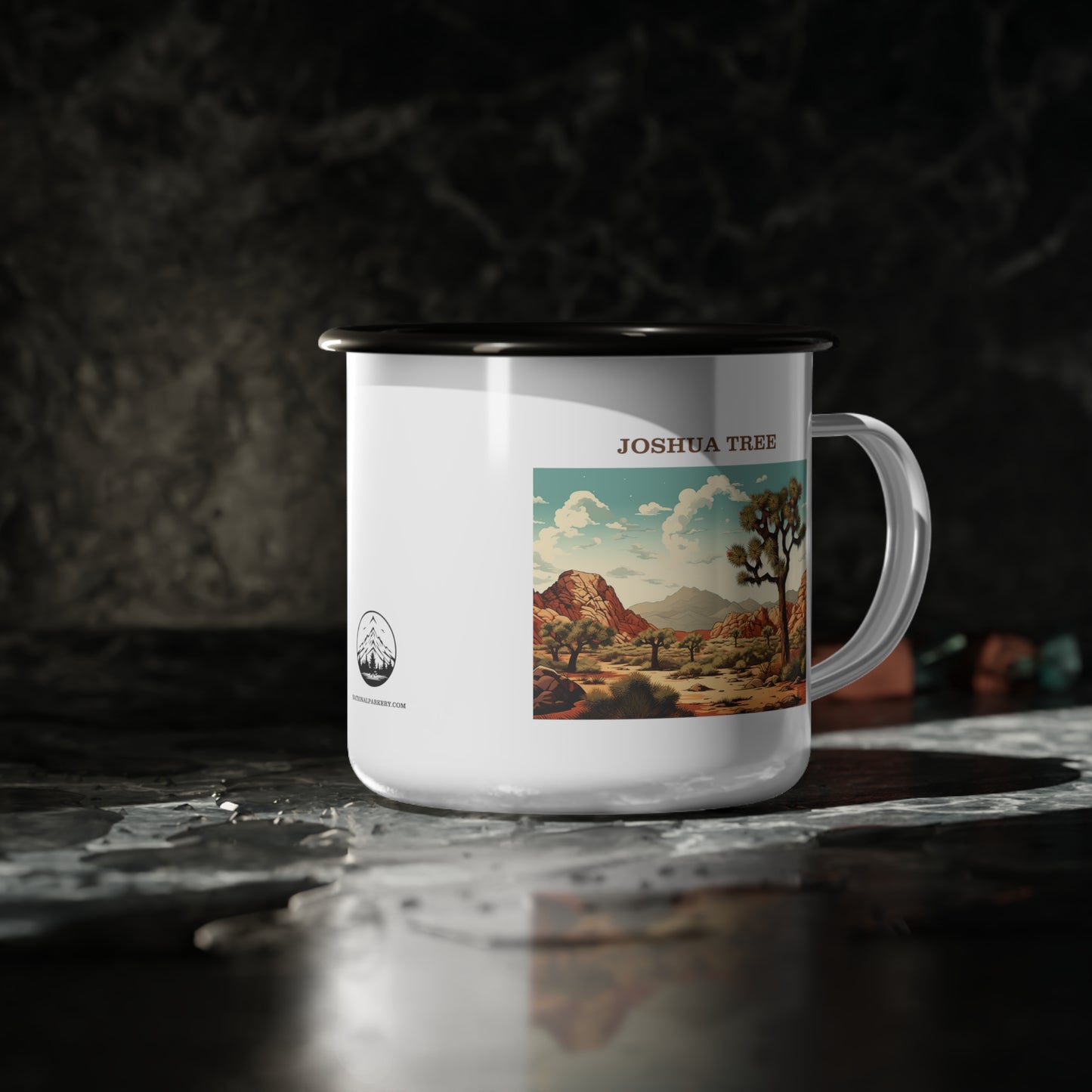 Joshua Tree Enamel Camp Cup