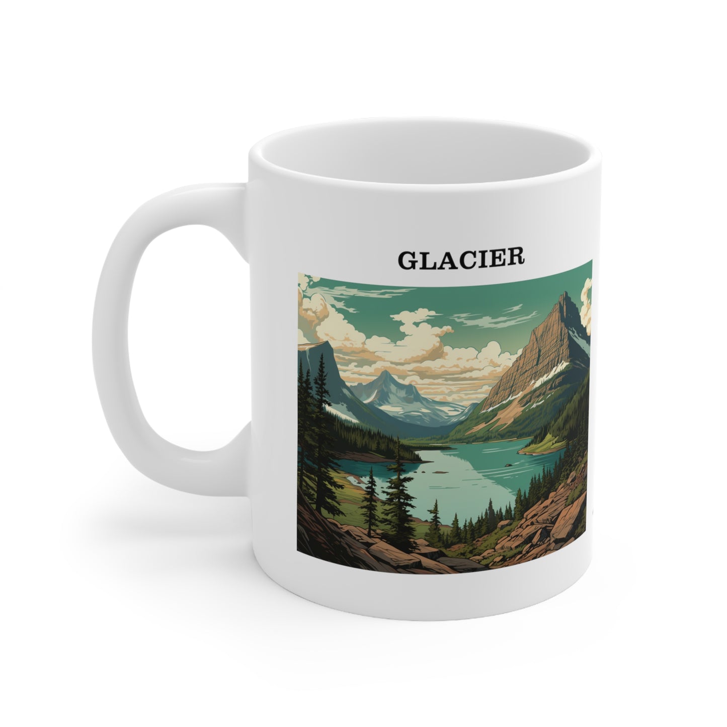 Glacier Ceramic Mug 11oz