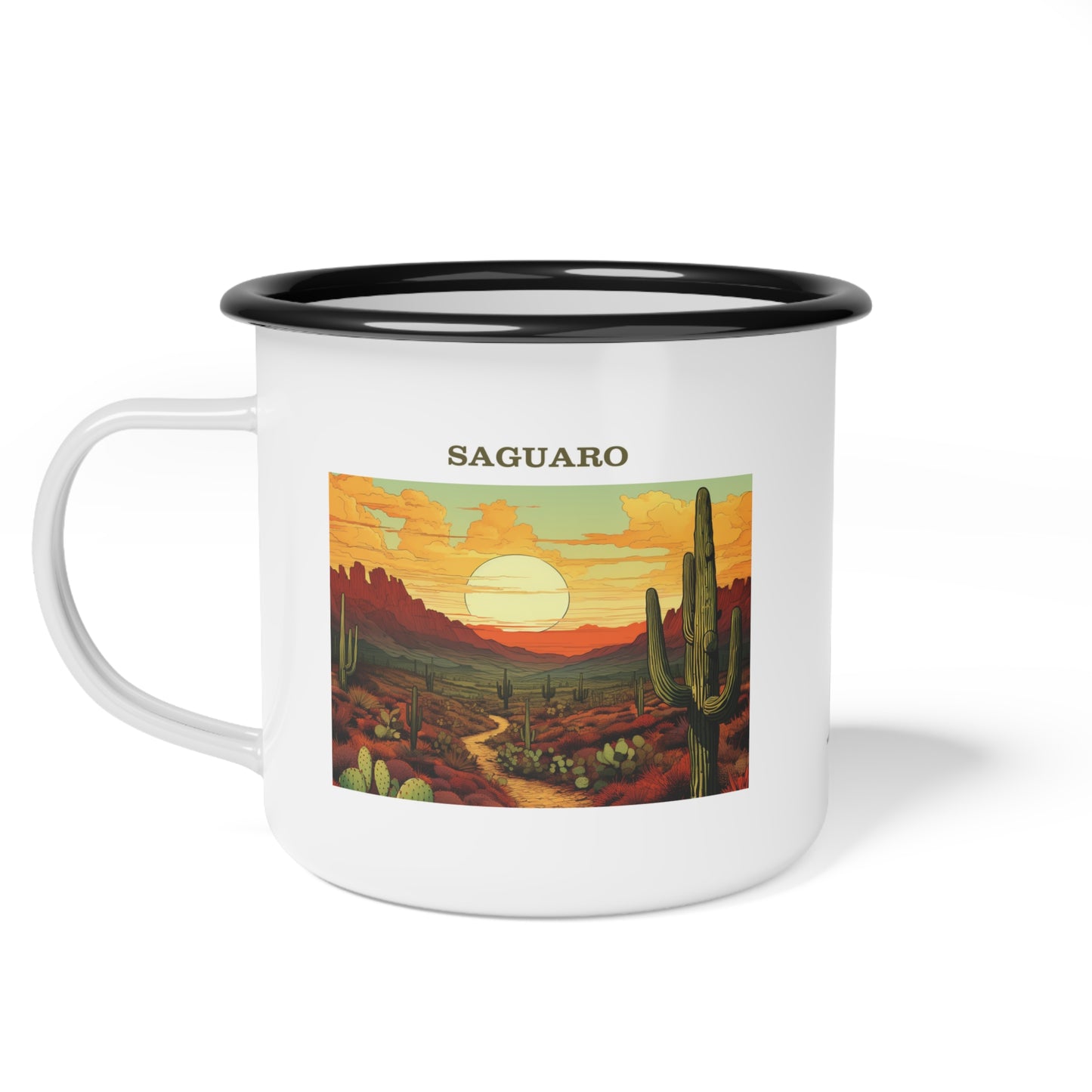 Saguaro Enamel Camp Cup