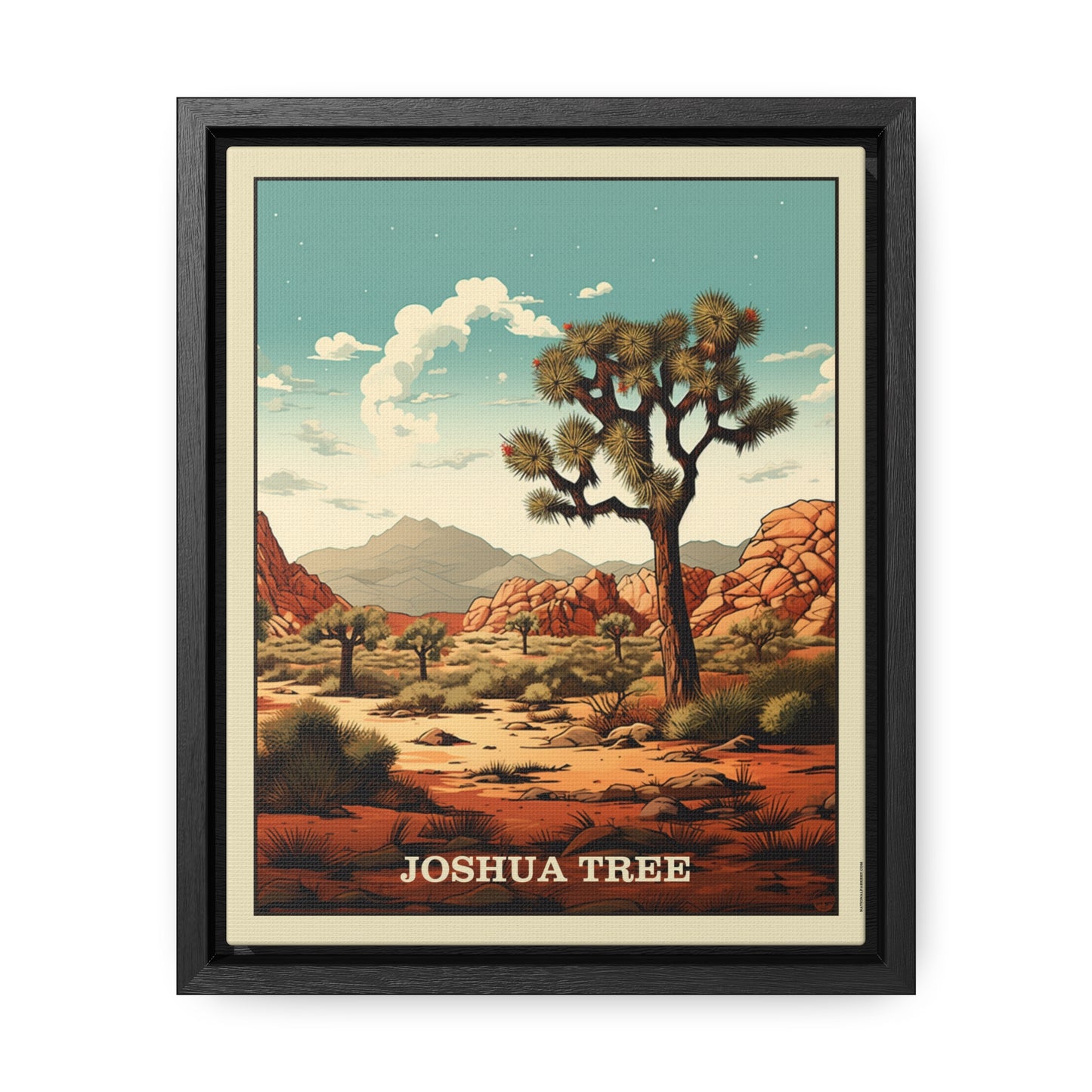 Joshua Tree Framed Gallery Canvas Wrap