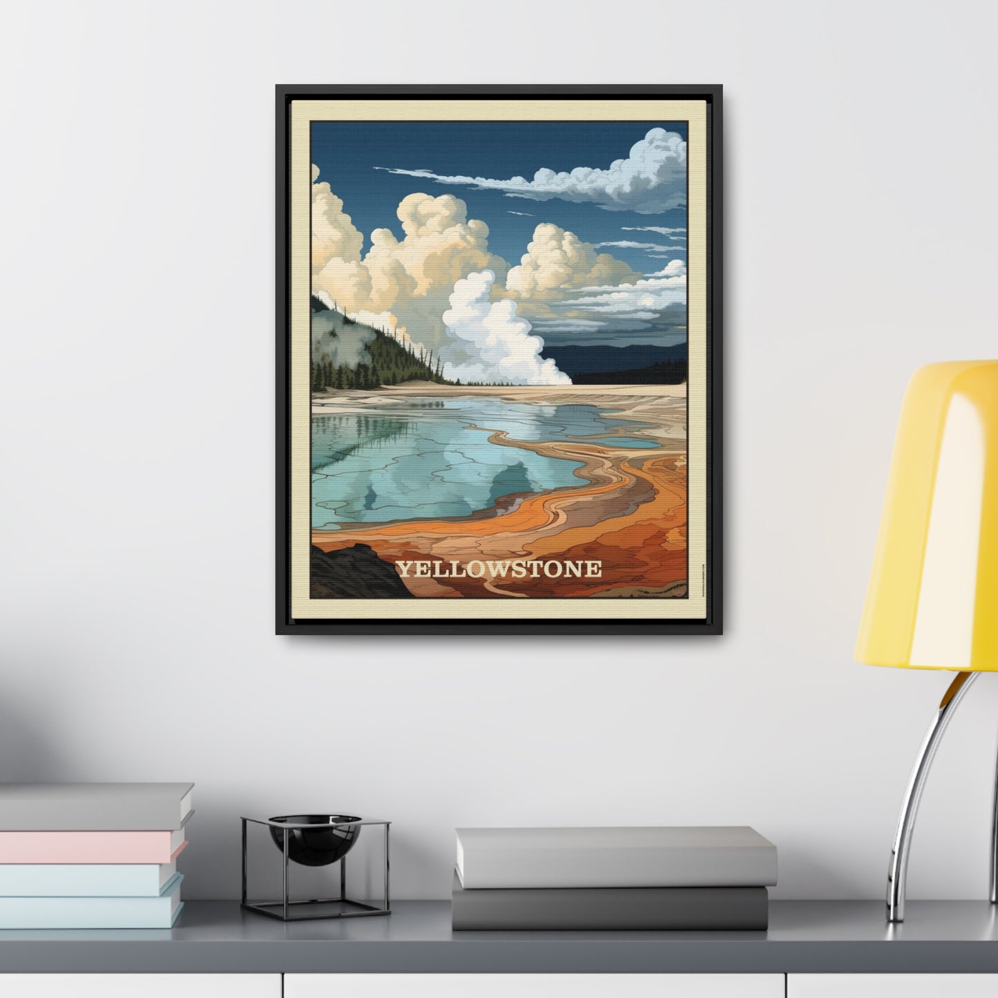 Yellowstone Framed Gallery Canvas Wrap