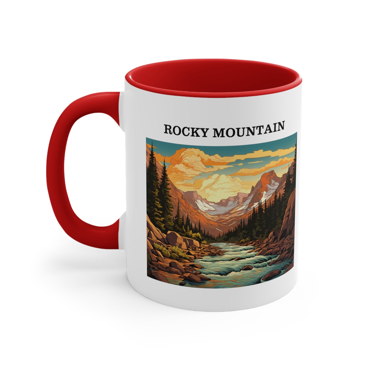 Rocky Mountain Accent Coffee Mug, 11oz