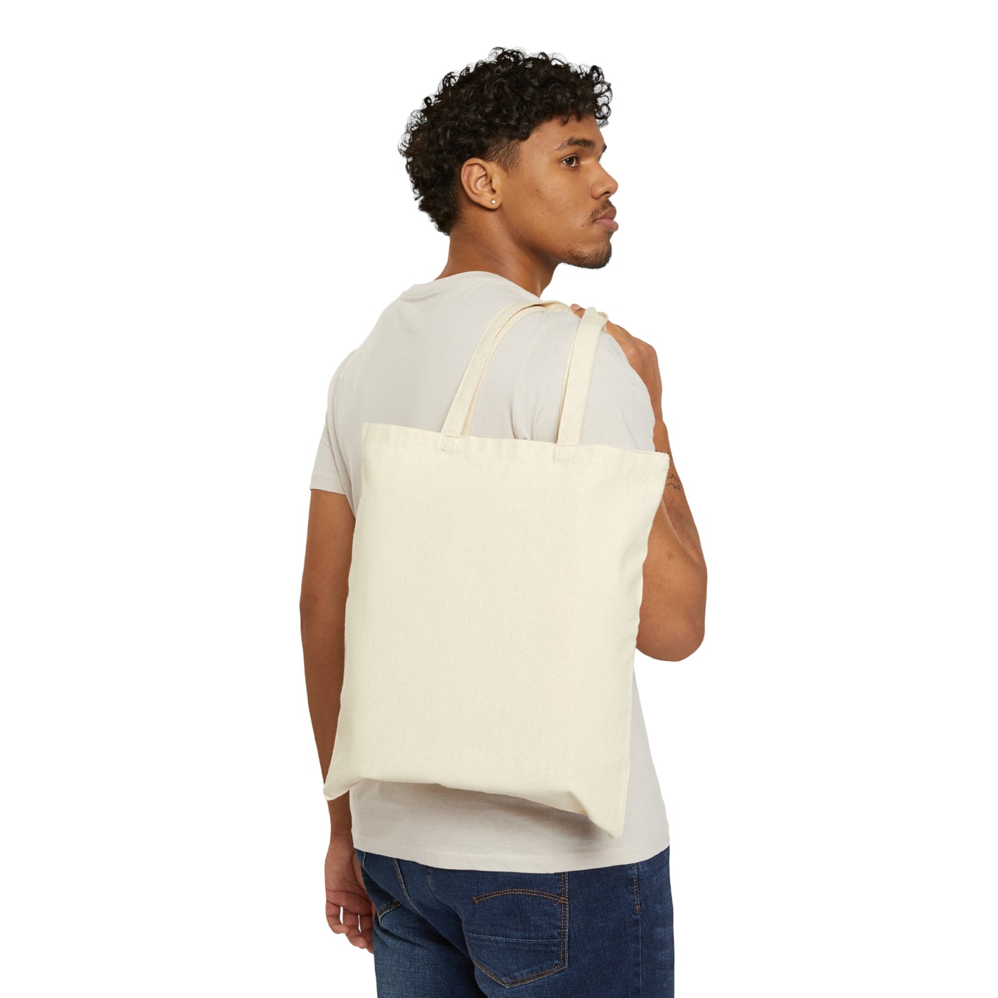 Glacier Cotton Canvas Tote Bag