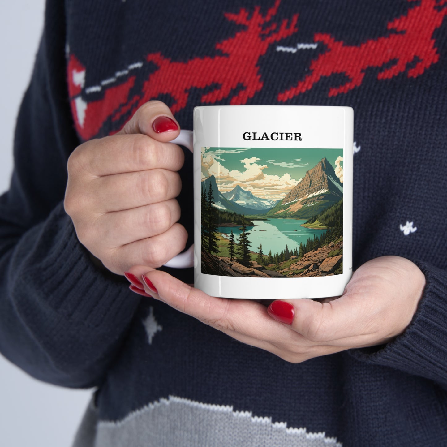 Glacier Ceramic Mug 11oz