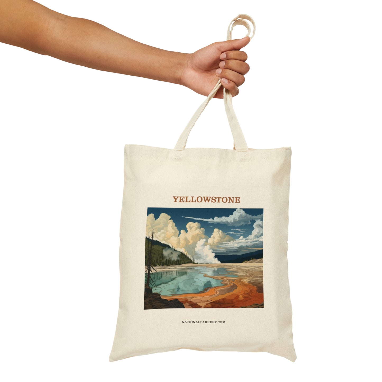 Yellowstone Cotton Canvas Tote Bag