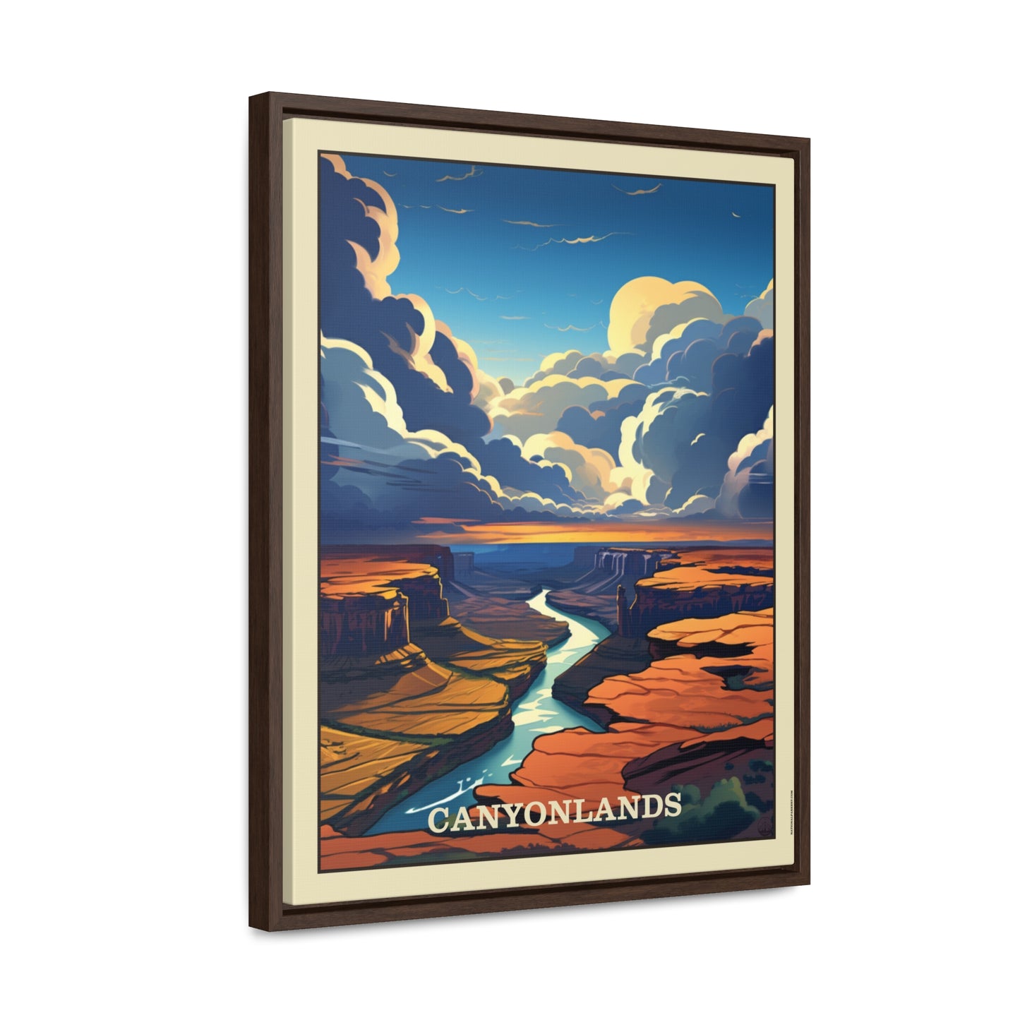 Canyonlands Framed Gallery Canvas Wrap