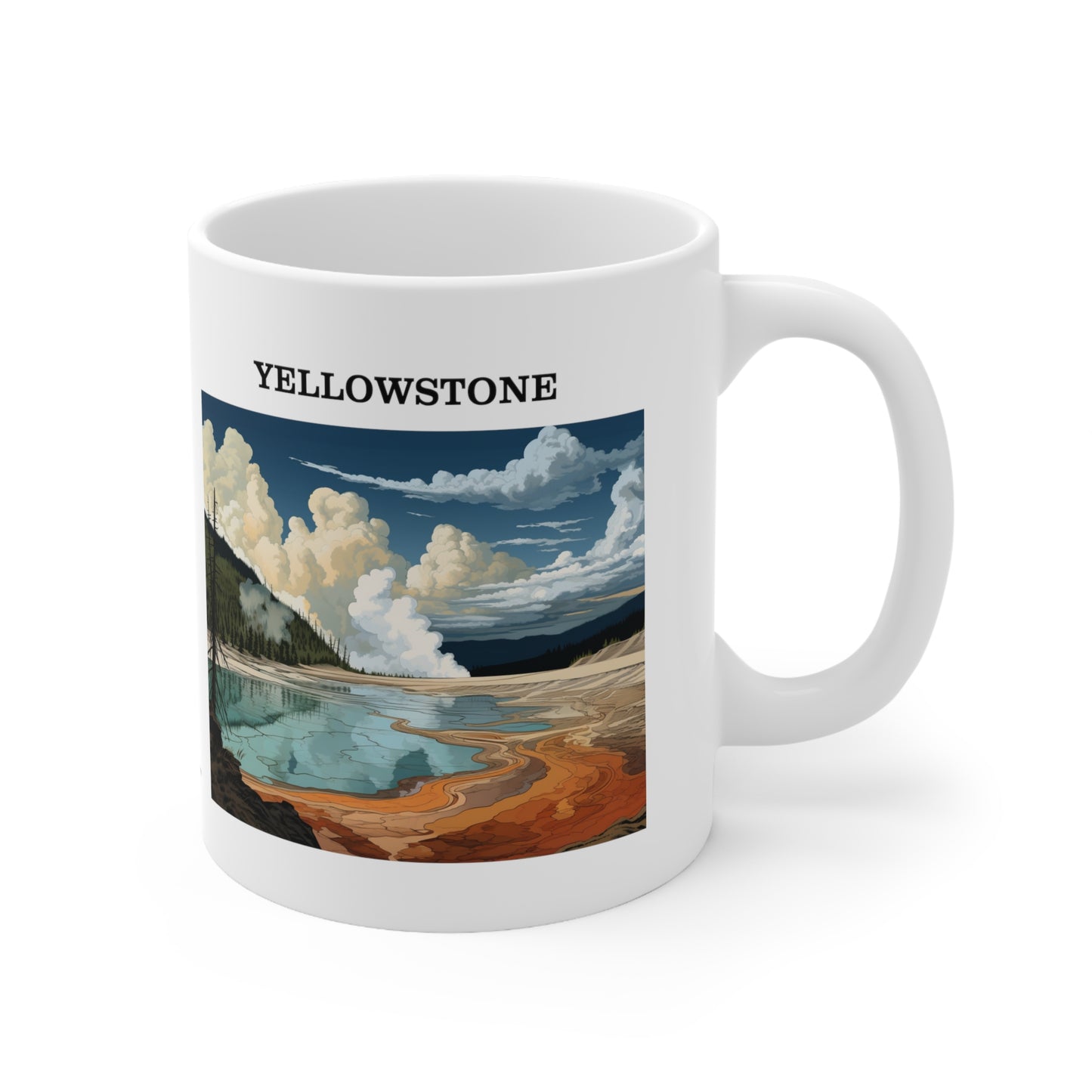 Yellowstone Ceramic Mug 11oz