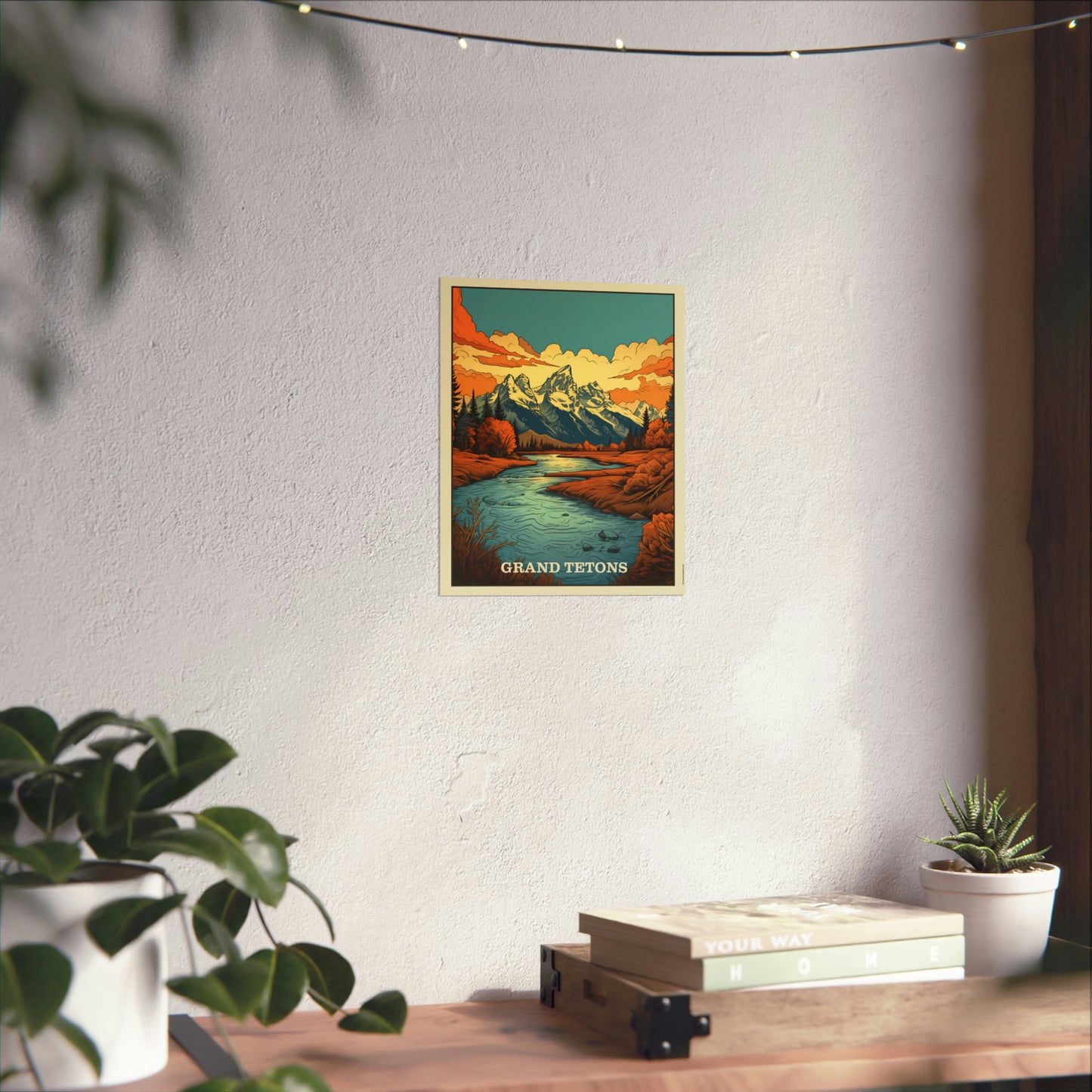 Grand Tetons Matte Vertical Poster