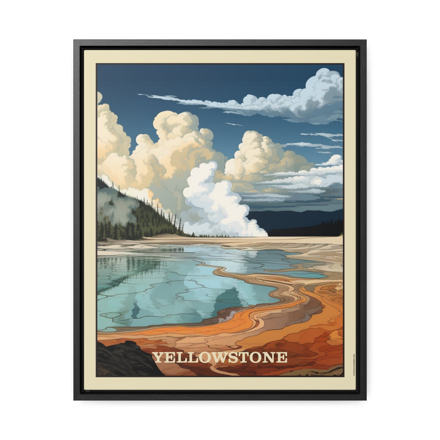 Yellowstone Framed Gallery Canvas Wrap