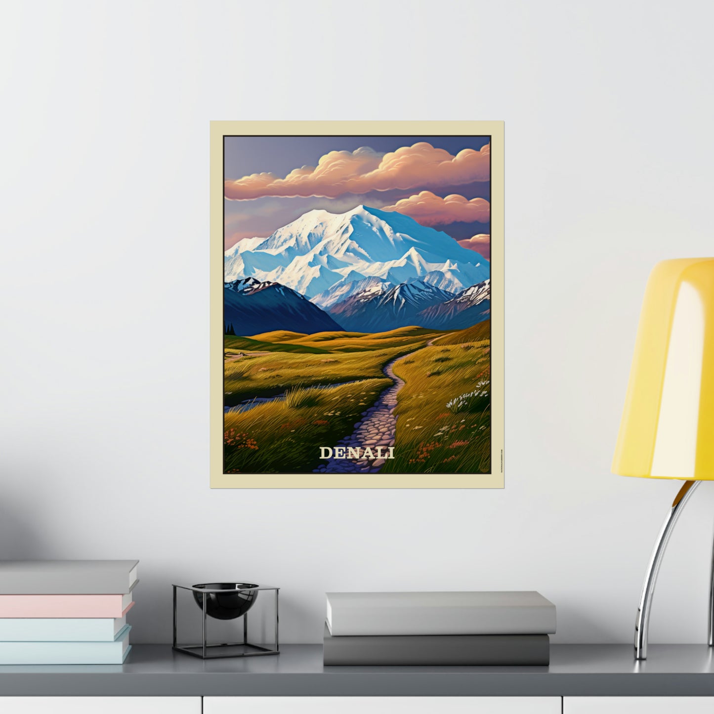 Denali Matte Vertical Poster