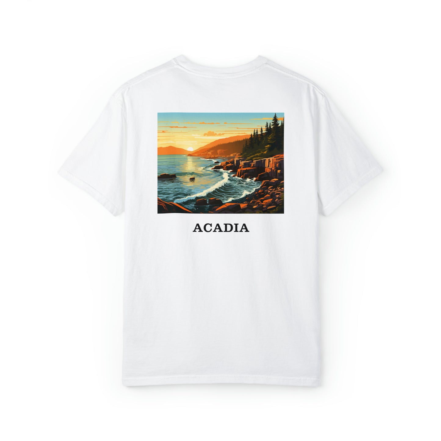 Acadia Unisex Garment-Dyed T-shirt