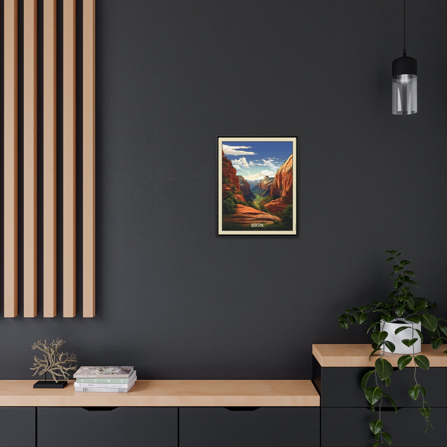 Zion Framed Gallery Canvas Wrap