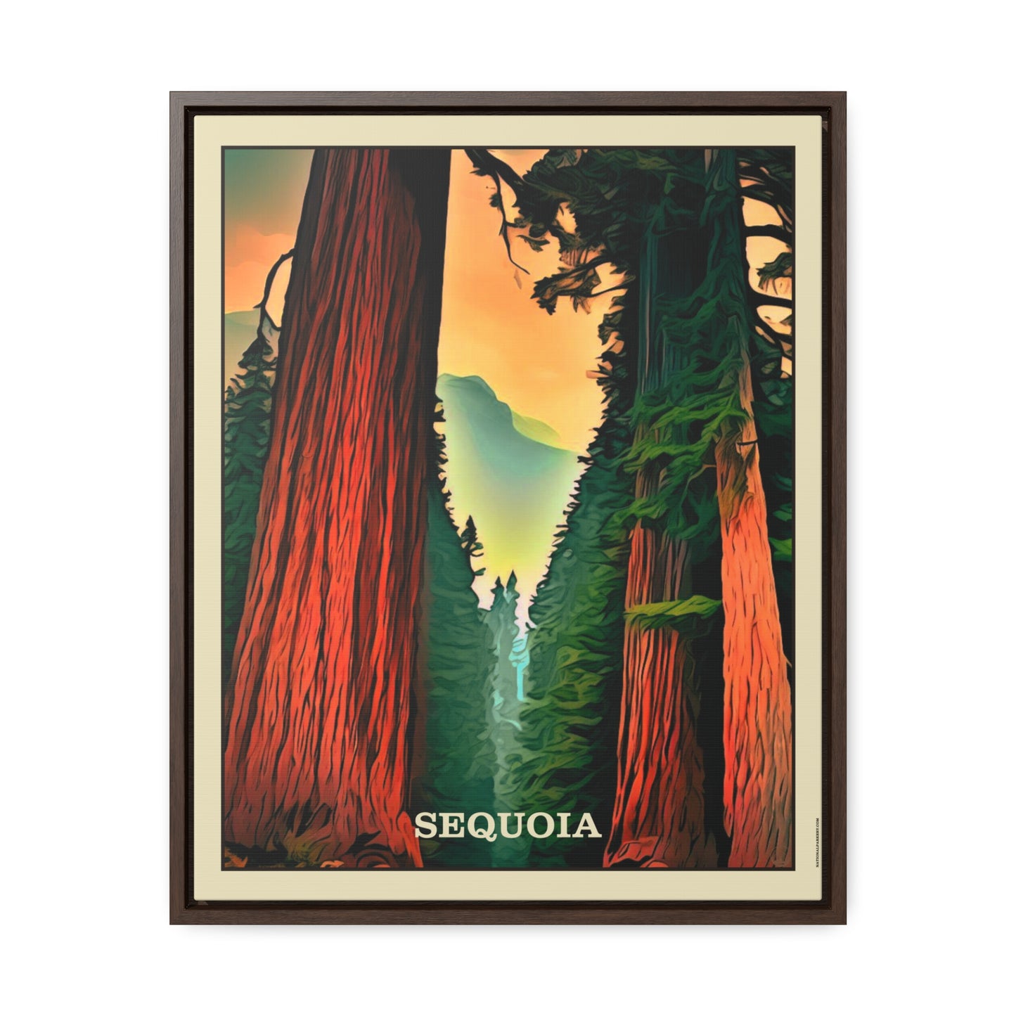 Sequoia Framed Gallery Canvas Wrap