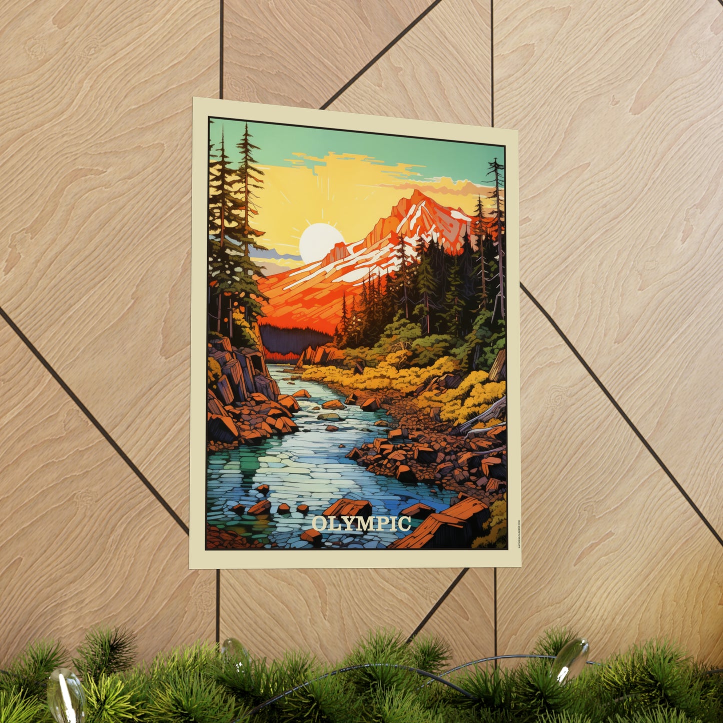 Olympic Matte Vertical Poster