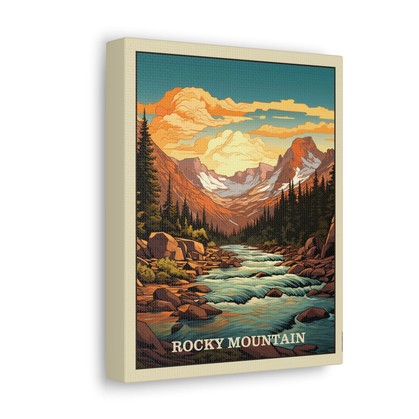 Rocky Mountain Canvas Gallery Wrap