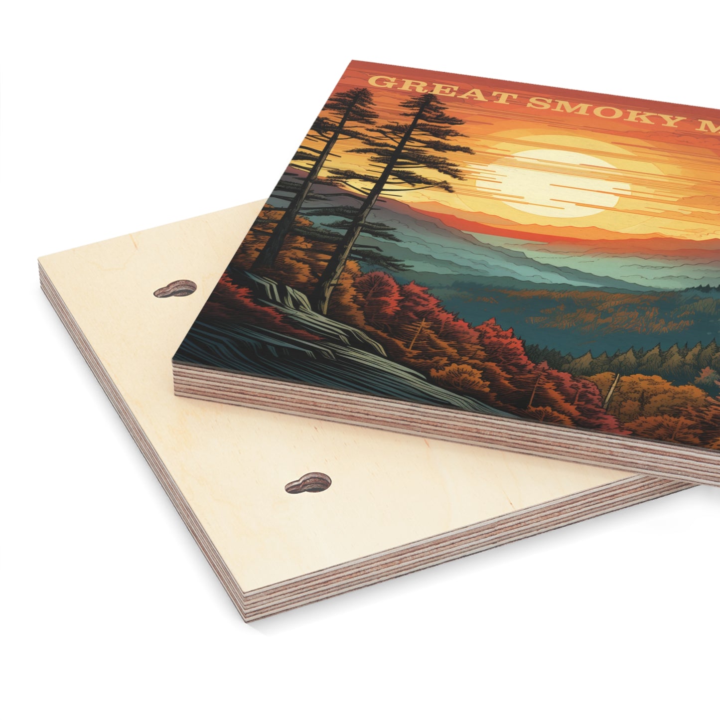 Great Smoky Mountains National Park Wood Canvas