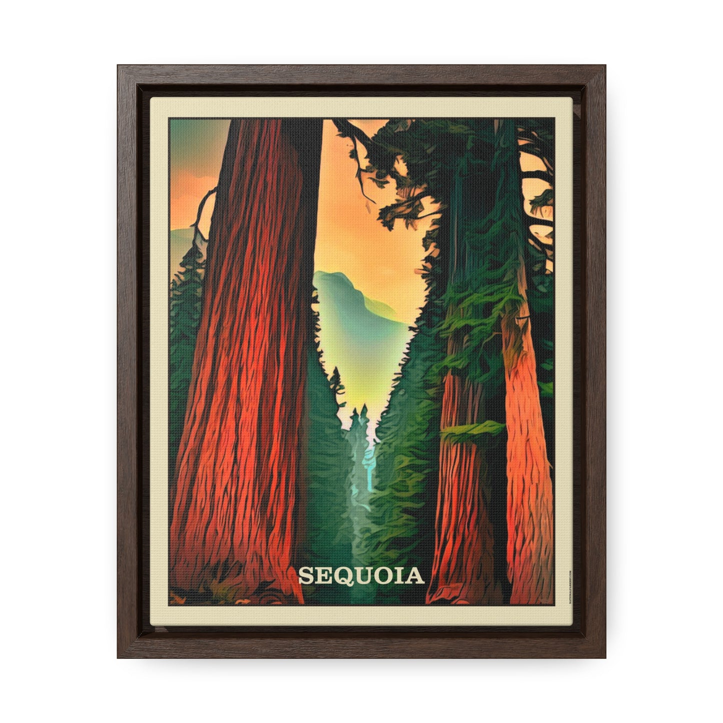 Sequoia Framed Gallery Canvas Wrap