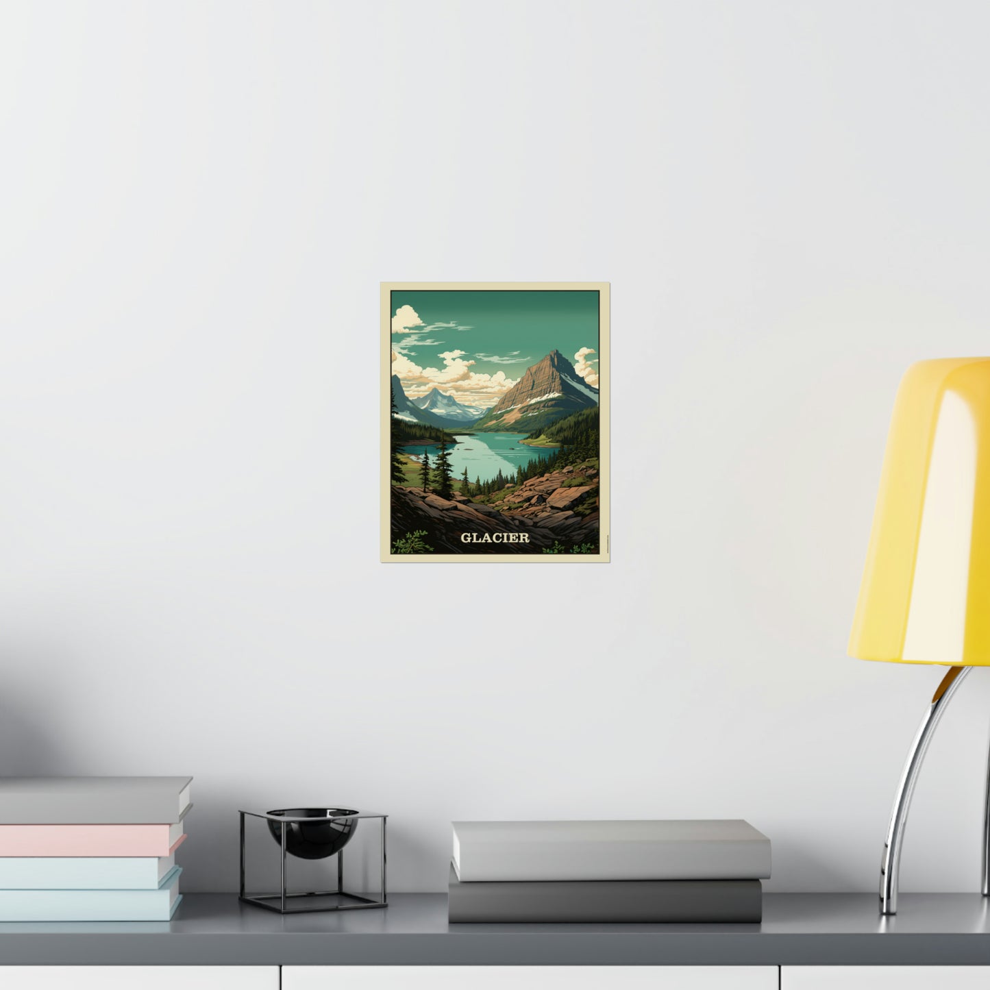 Glacier Matte Vertical Poster