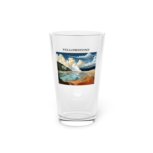 Yellowstone Pint Glass, 16oz