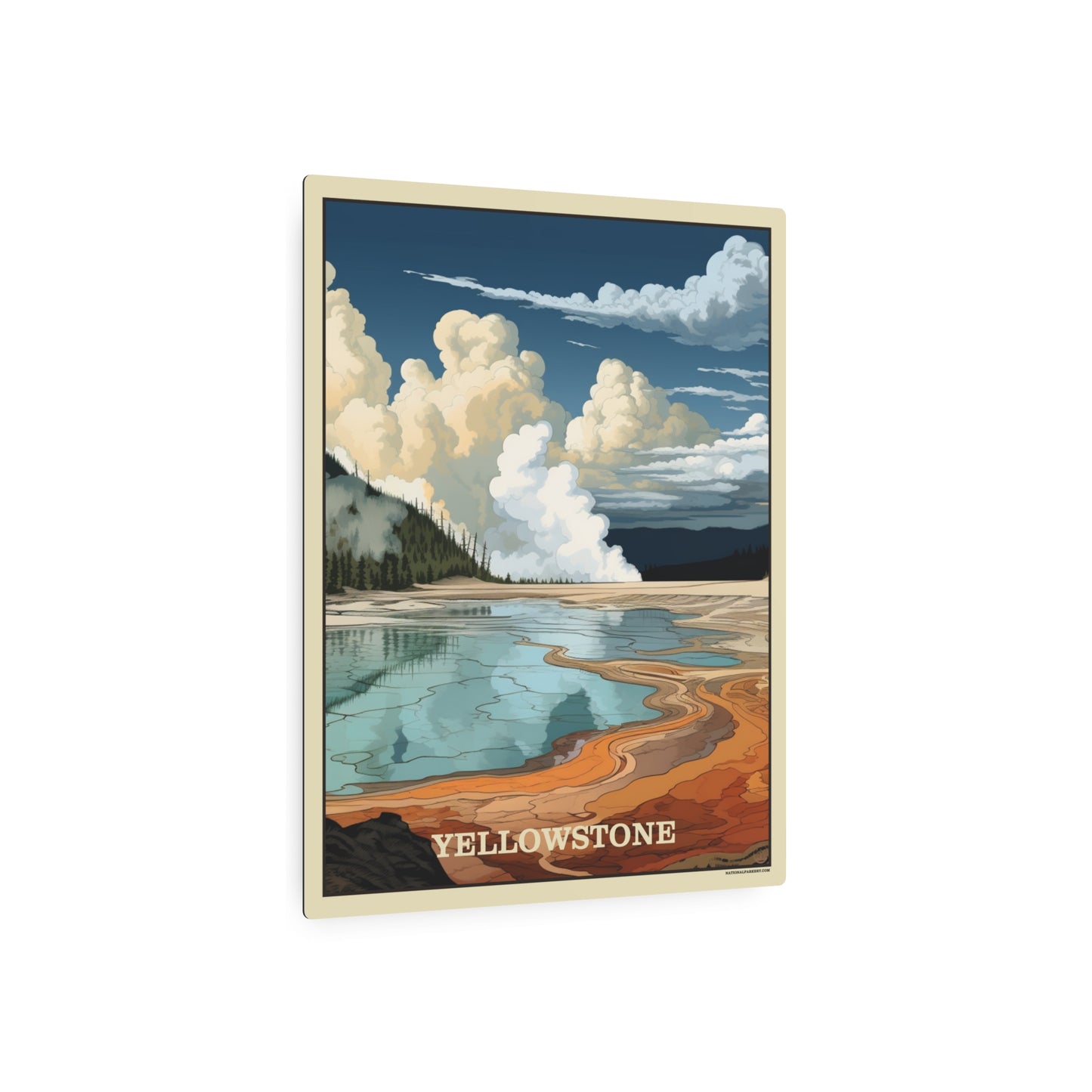 Yellowstone Metal Art Sign