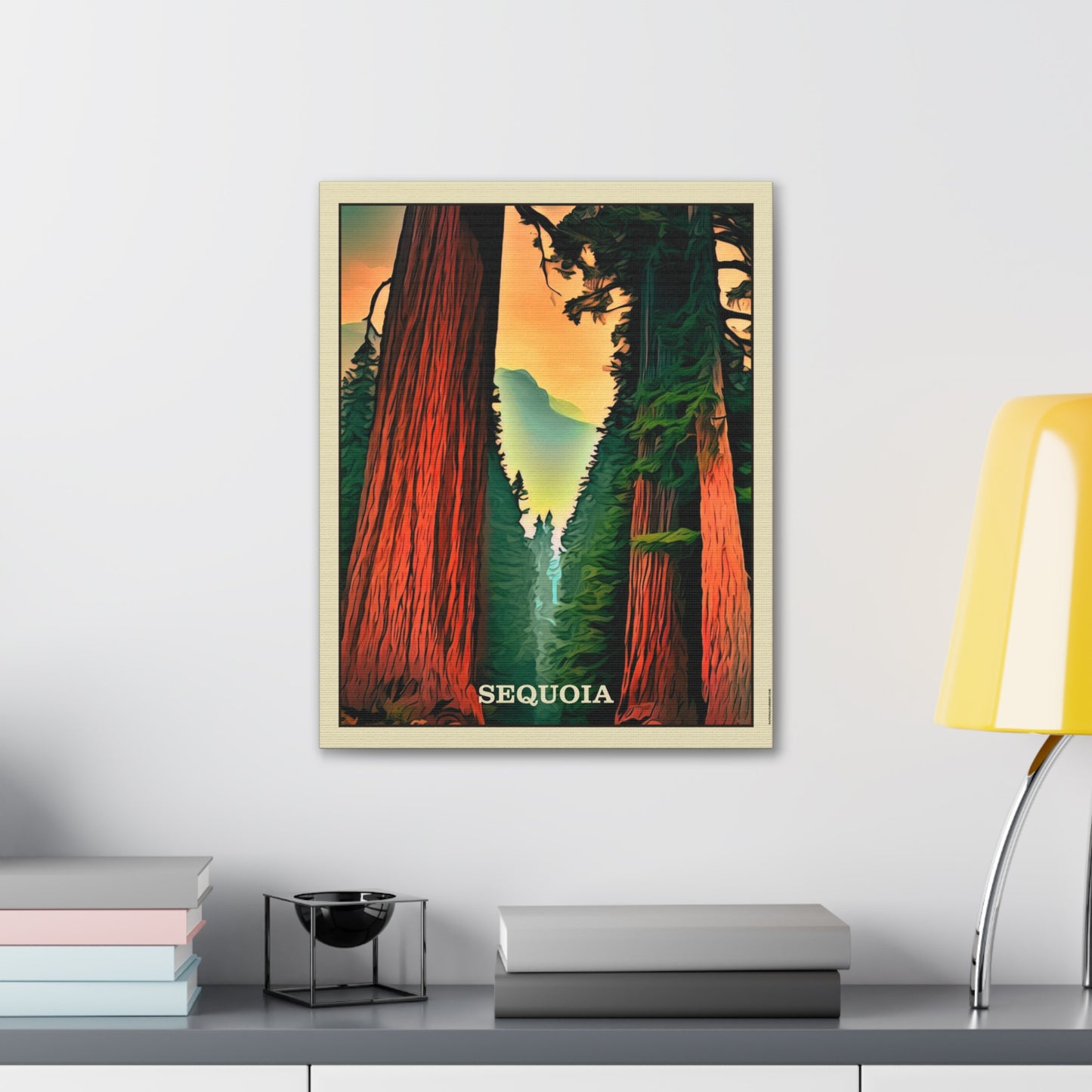 Sequoia Mountains Canvas Gallery Wrap