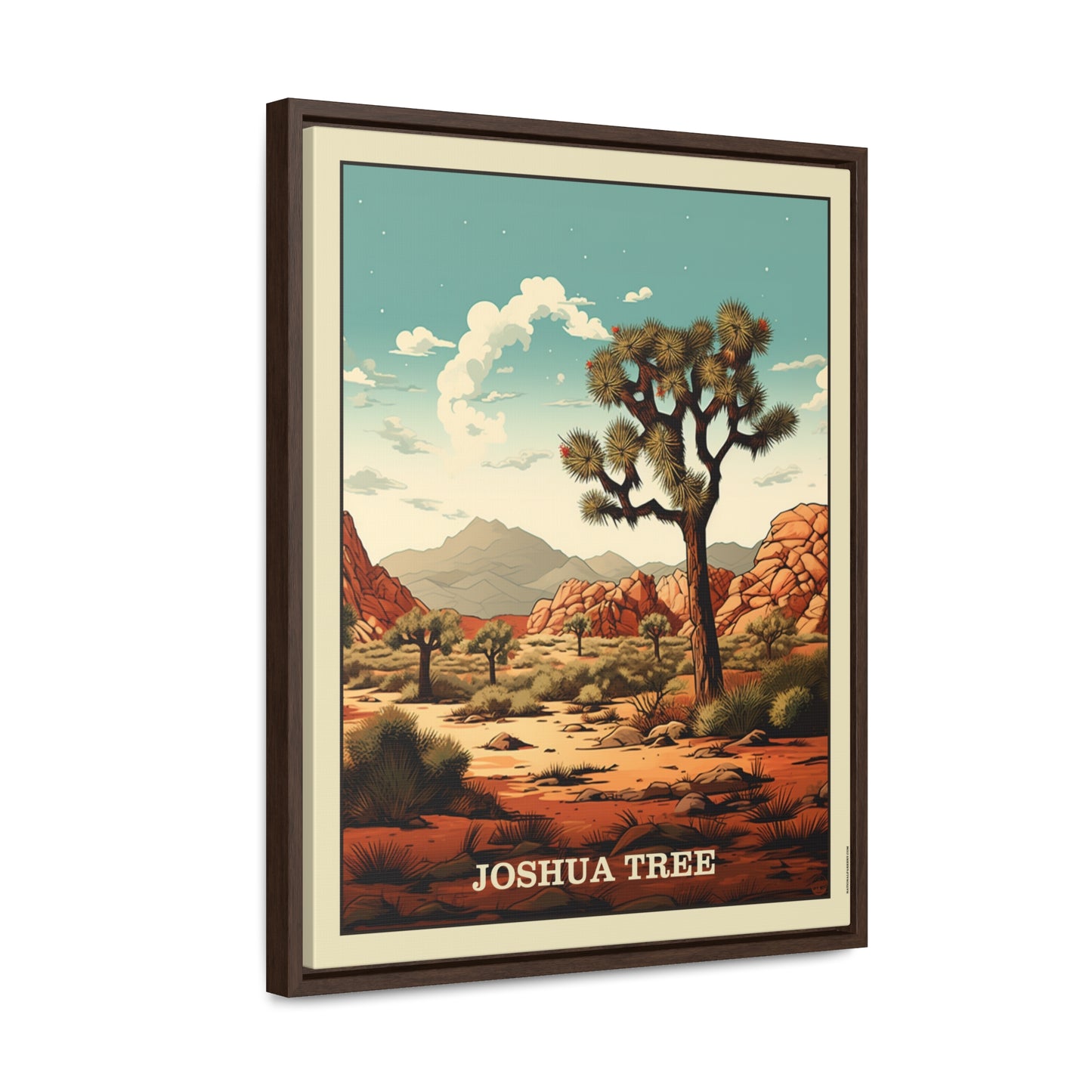 Joshua Tree Framed Gallery Canvas Wrap