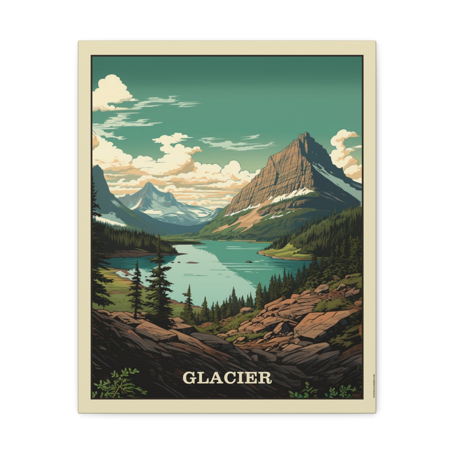 Glacier Canvas Gallery Wrap