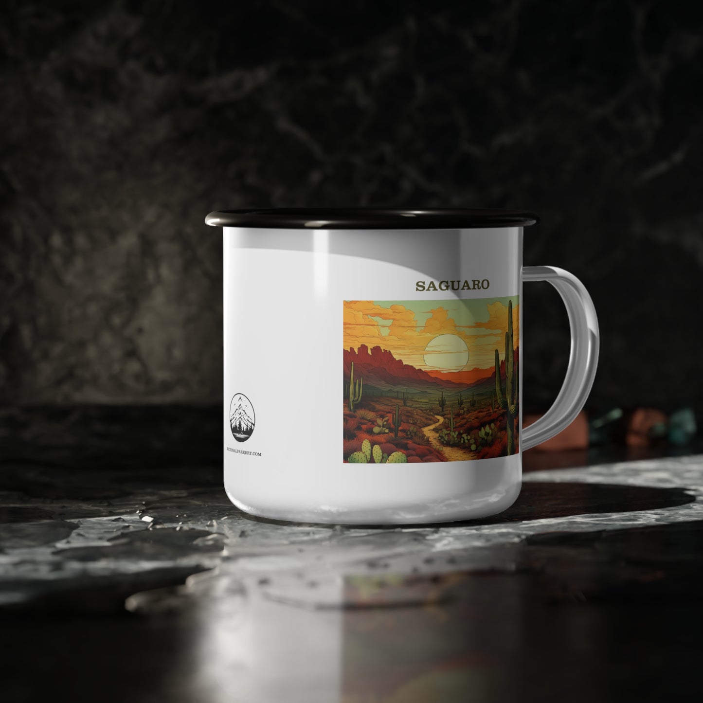 Saguaro Enamel Camp Cup