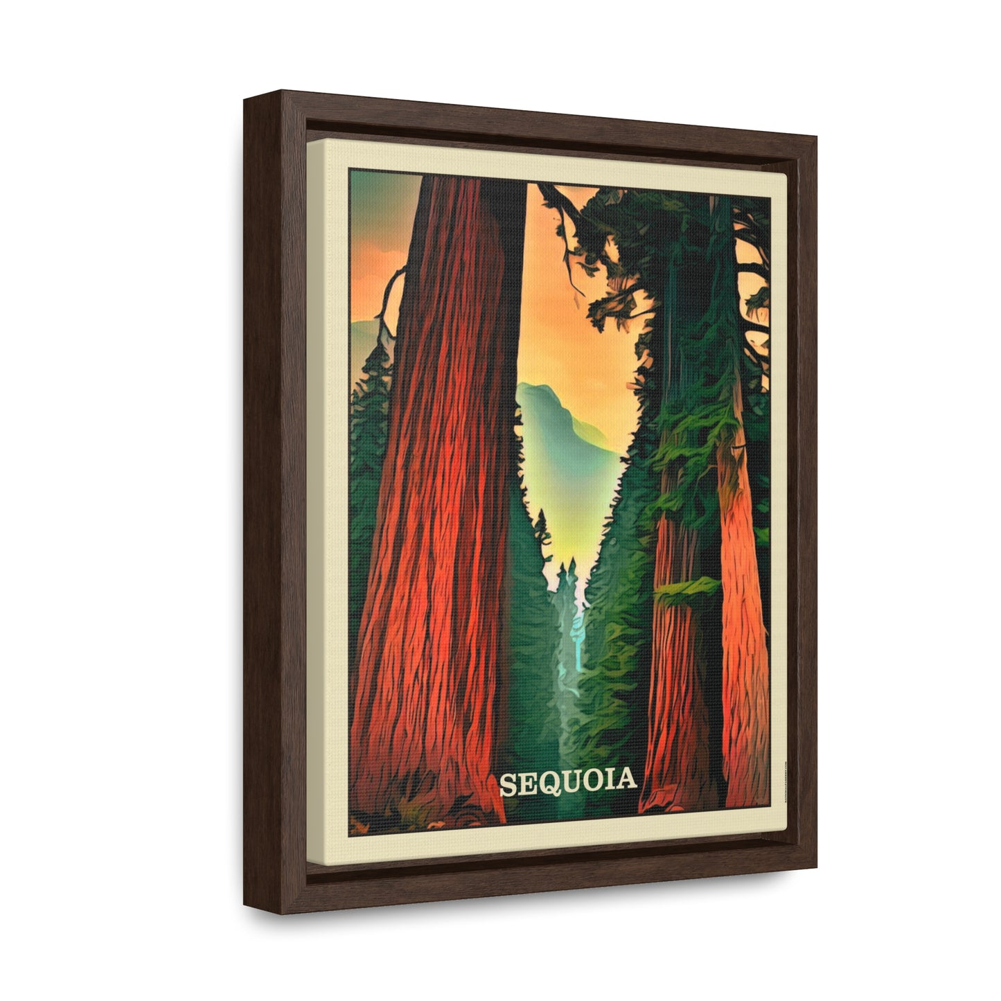 Sequoia Framed Gallery Canvas Wrap