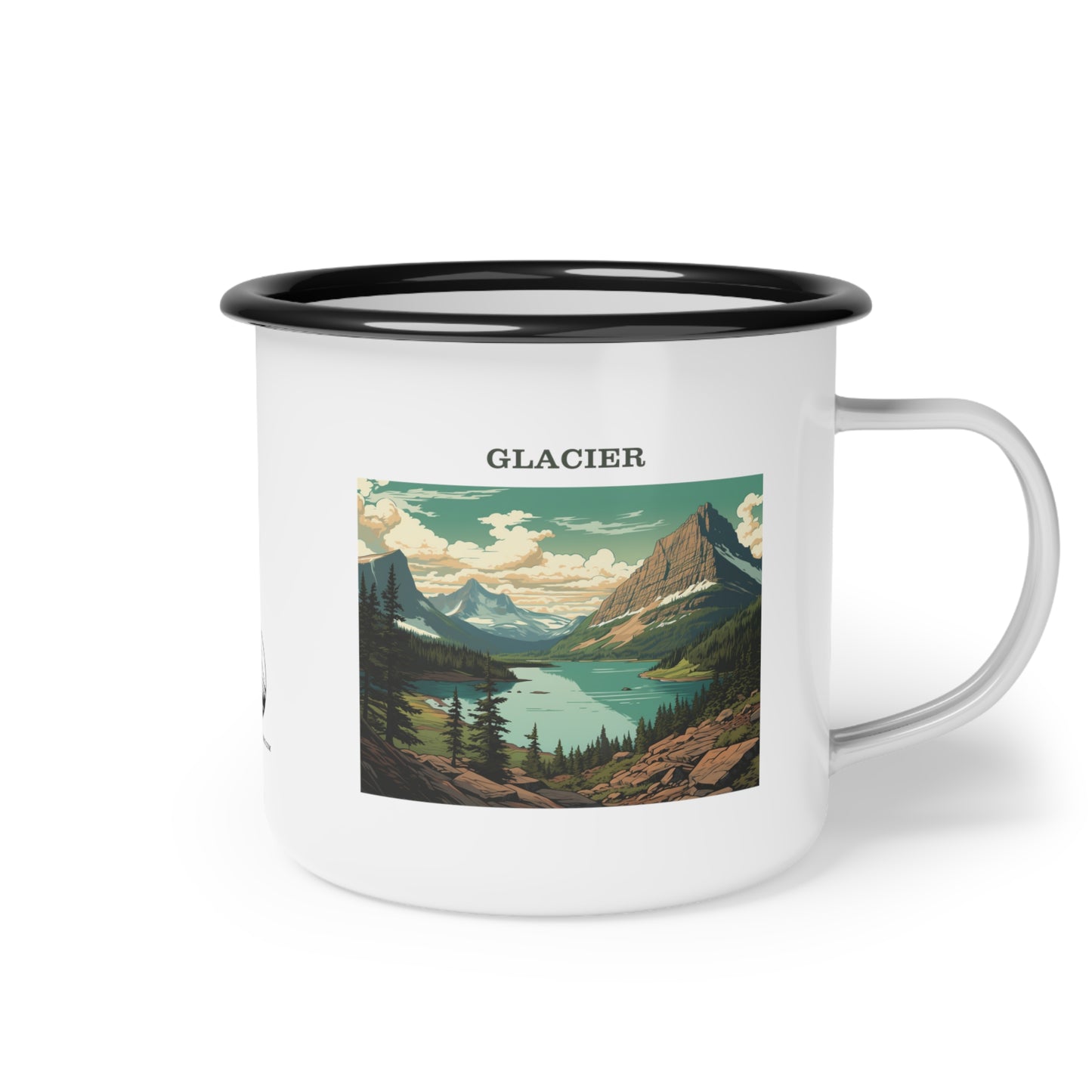 Glacier Enamel Camp Cup