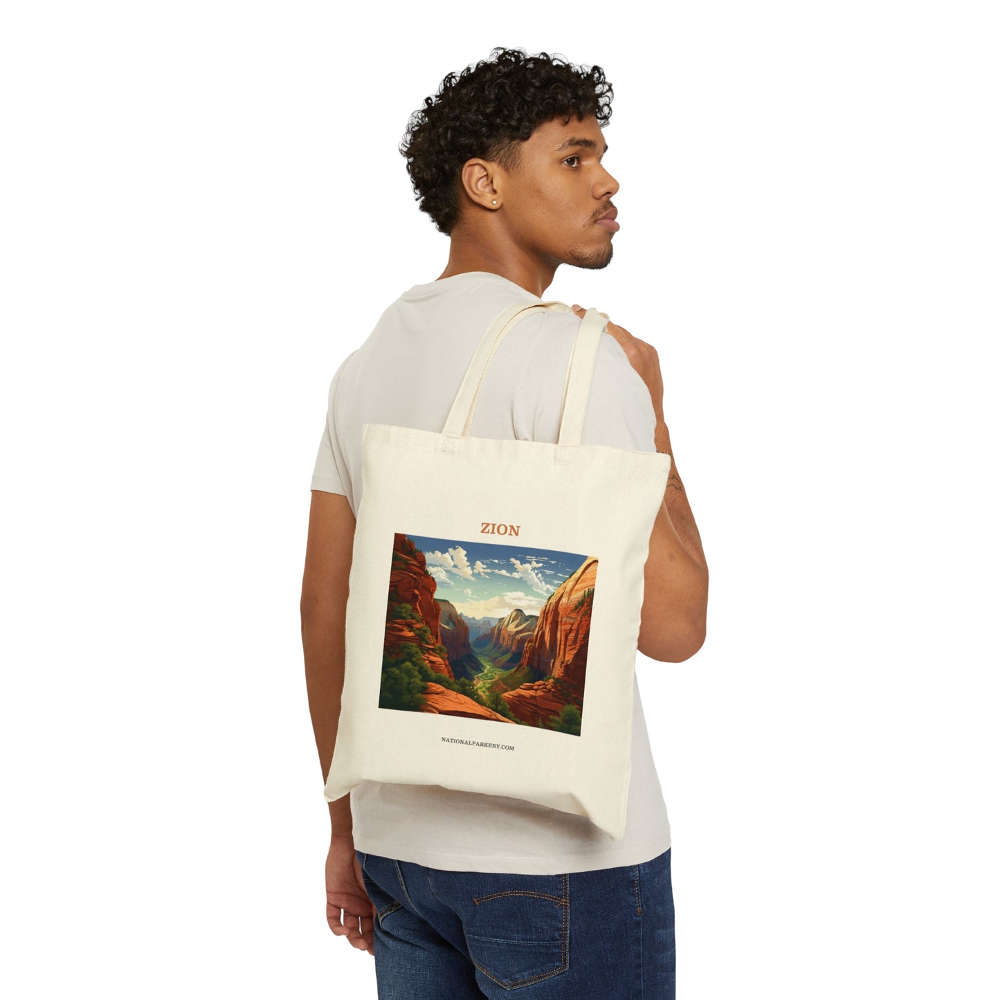 Zion Cotton Canvas Tote Bag