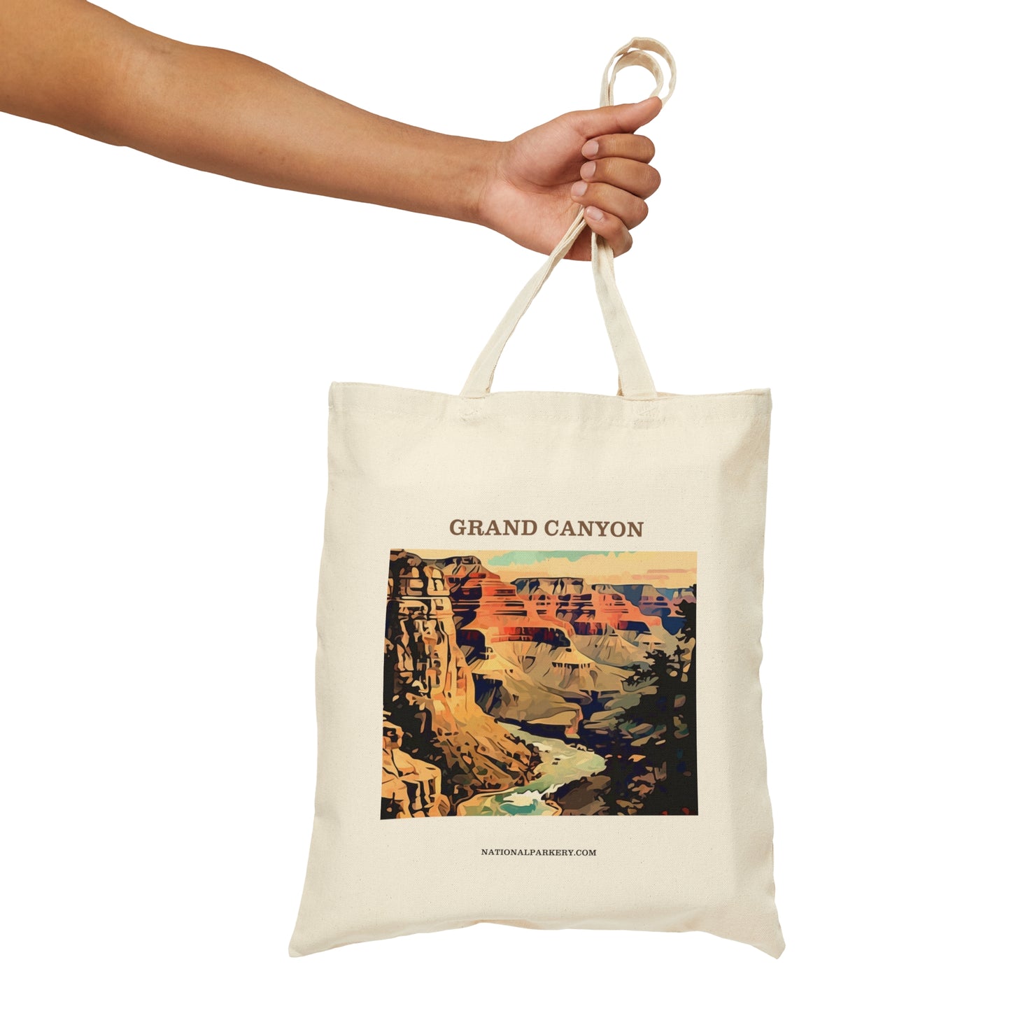 Grand Canyon Cotton Canvas Tote Bag