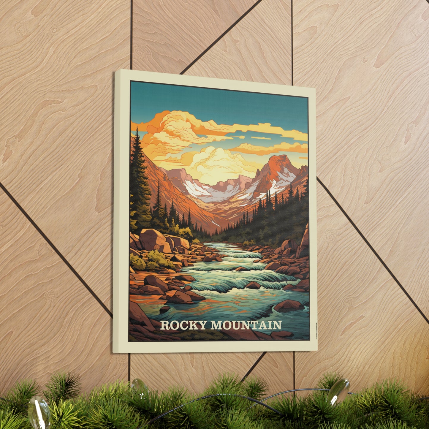 Rocky Mountain Canvas Gallery Wrap