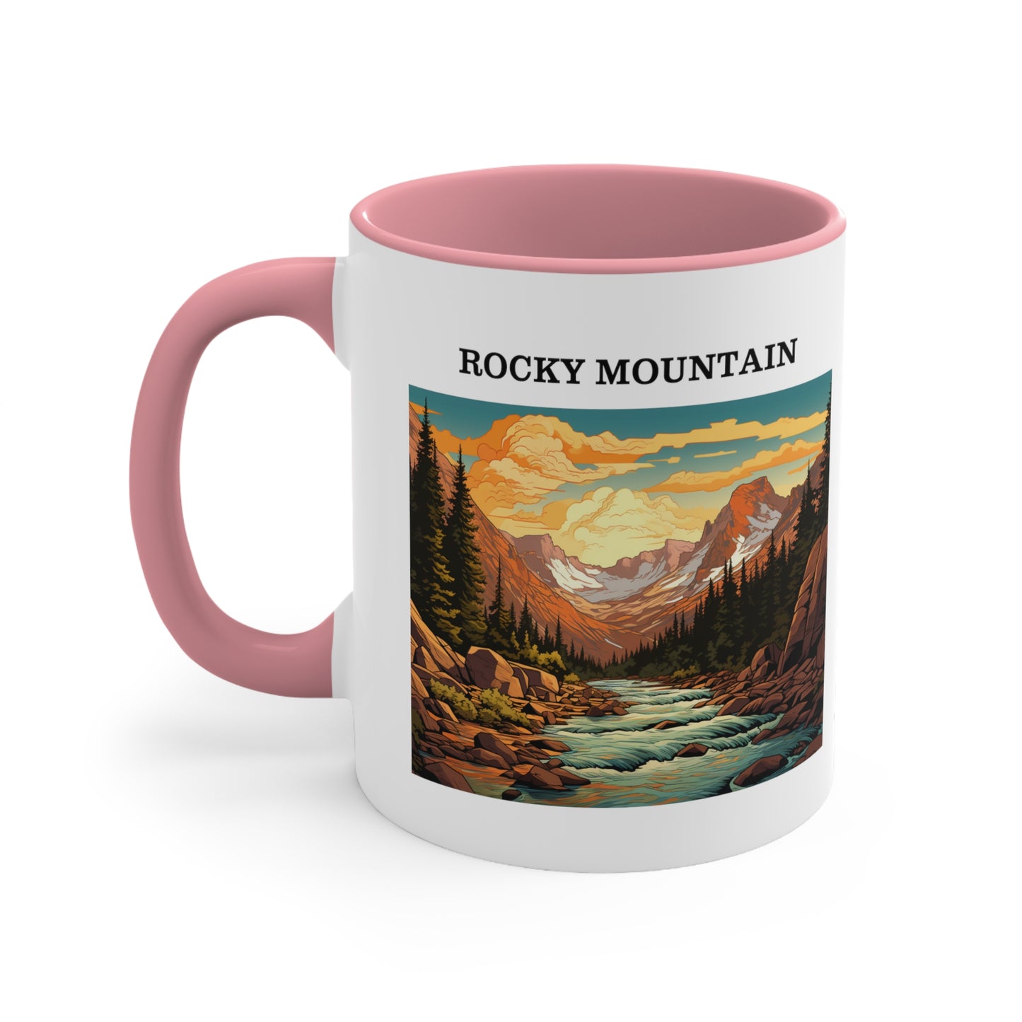 Rocky Mountain Accent Coffee Mug, 11oz