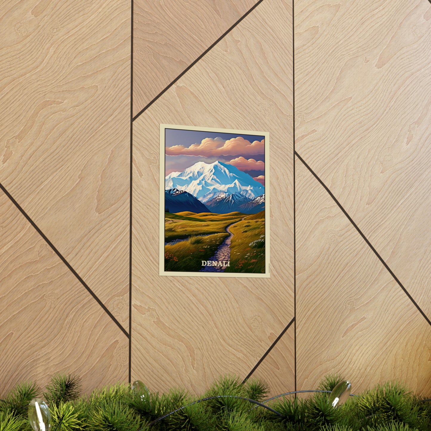 Denali Matte Vertical Poster